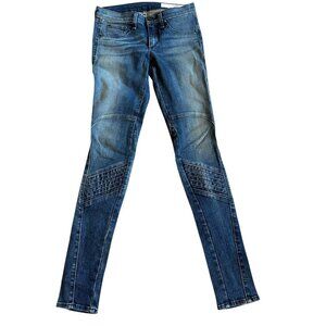 Rag & Bone Samurai Skinny Jeans Cardiff Dark Wash Denim Size 25 Women's NWOT